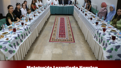 16 ülkeden gelen öğrenciler, Malatya mutfağını keşfetti Malatya Turgut Özal