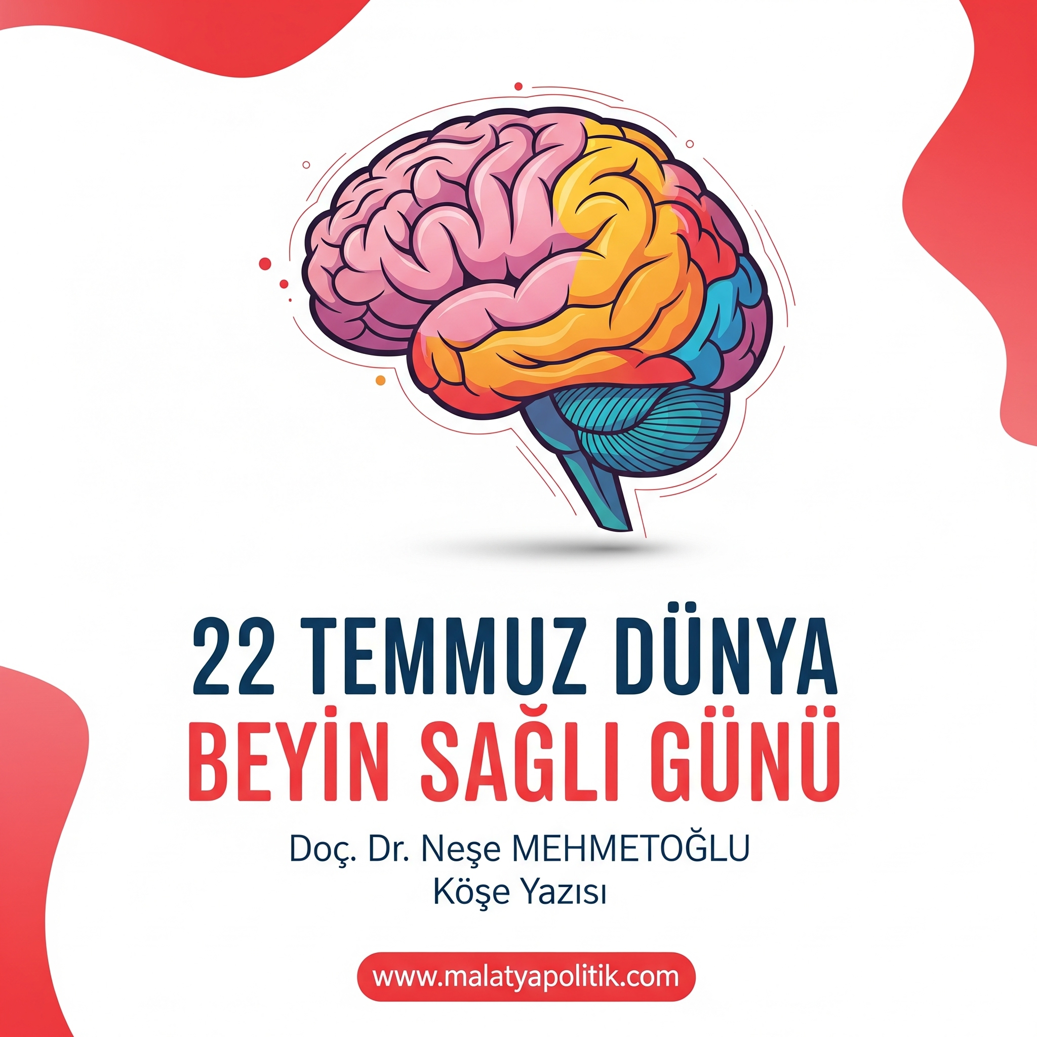 22 Temmuz Dünya Beyin Sağlığı Günü, beyin sağlığının sadece bireysel