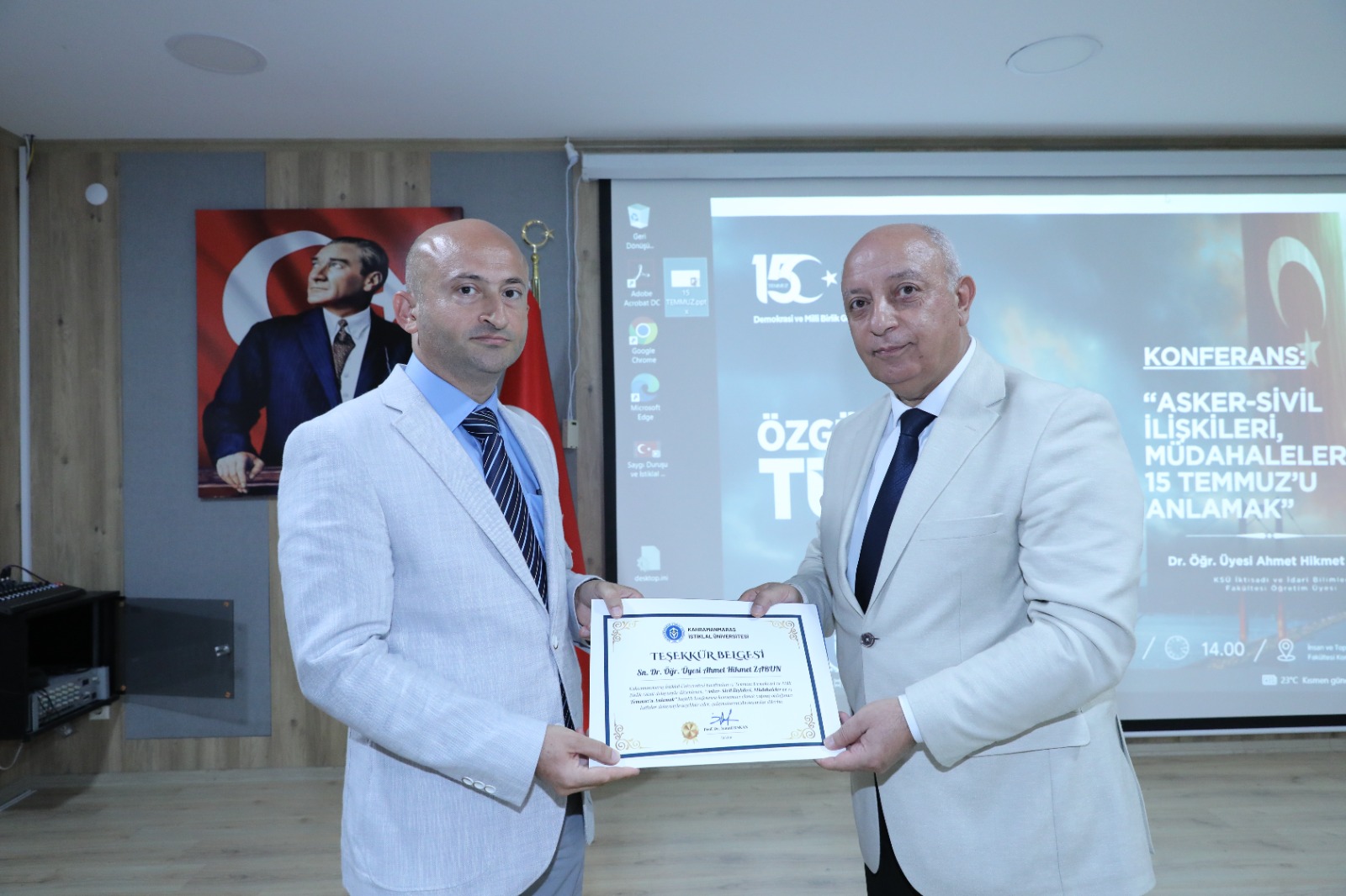 KİÜ’den 15 Temmuz’a Anlamlı Vefa: “Demokrasi ve Direniş Destanı Unutulmadı”