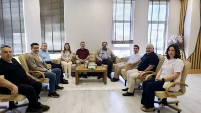 CHP Malatya İl Başkanı Barış Yıldız, beraberinde İl yöneticileri ve