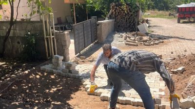 Doğanşehir Belediye Başkanı Mehmet Bayram, ekipleriyle birlikte ilçe genelinde yürütülen