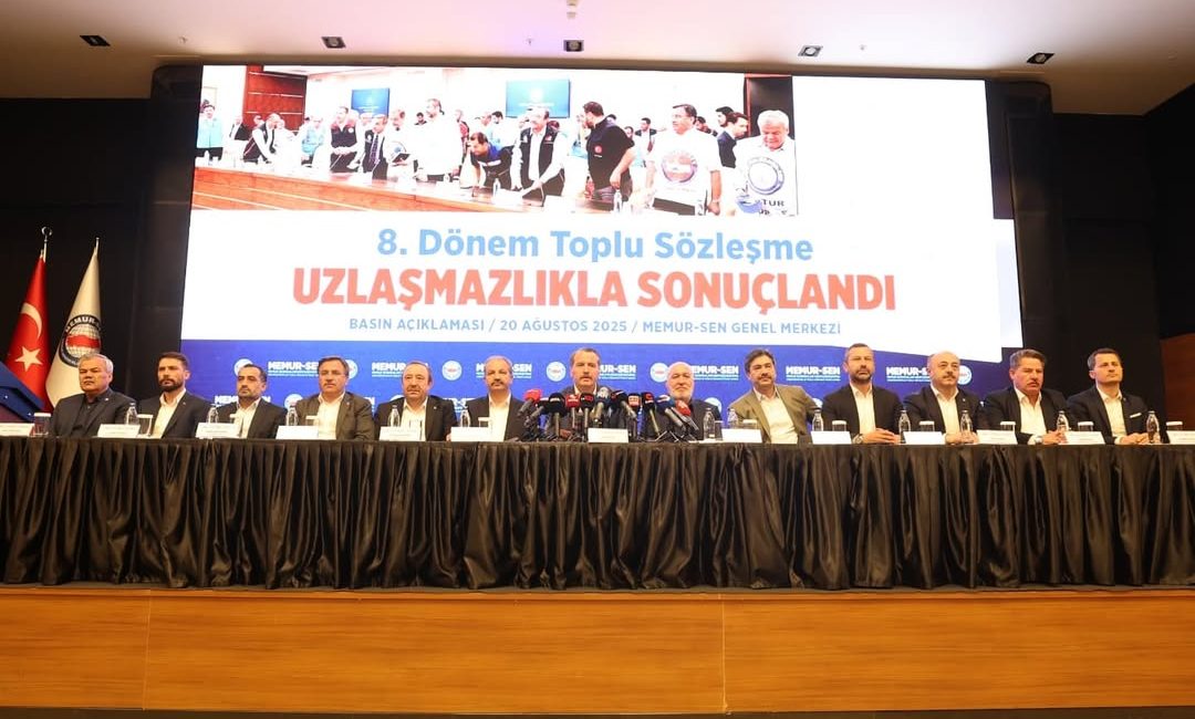 Hükümet ile yürütülen toplu sözleşme görüşmelerinde zam konusunda anlaşma sağlanamaması