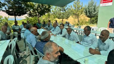 Kale Belediye Başkanı İhsan Özbay, Kale Kaymakamı Onur İnce ile