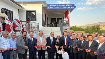 Akçadağ’ın Kömekavak Mahallesi’nde yapımı tamamlanan Sultan & Hasan Büber Kömekavak