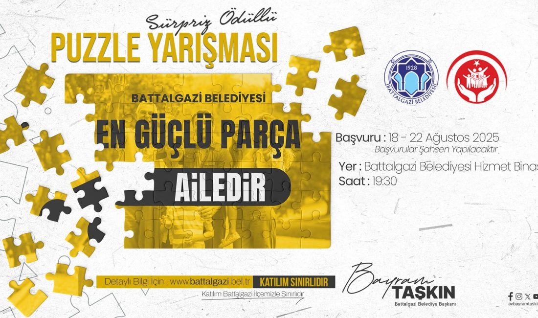 Battalgazi Belediyesi, 2025 Aile Yılı etkinlikleri kapsamında aile bağlarını güçlendirmek