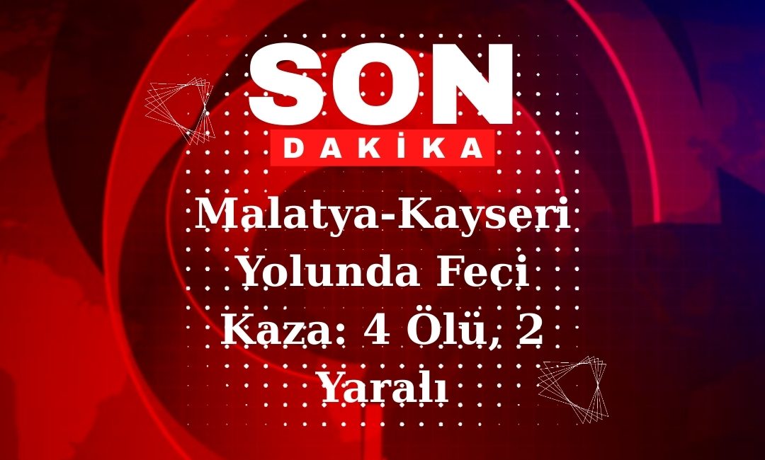 Malatya-Kayseri kara yolunun Akçadağ ilçesi mevkiinde meydana gelen kazada hafif