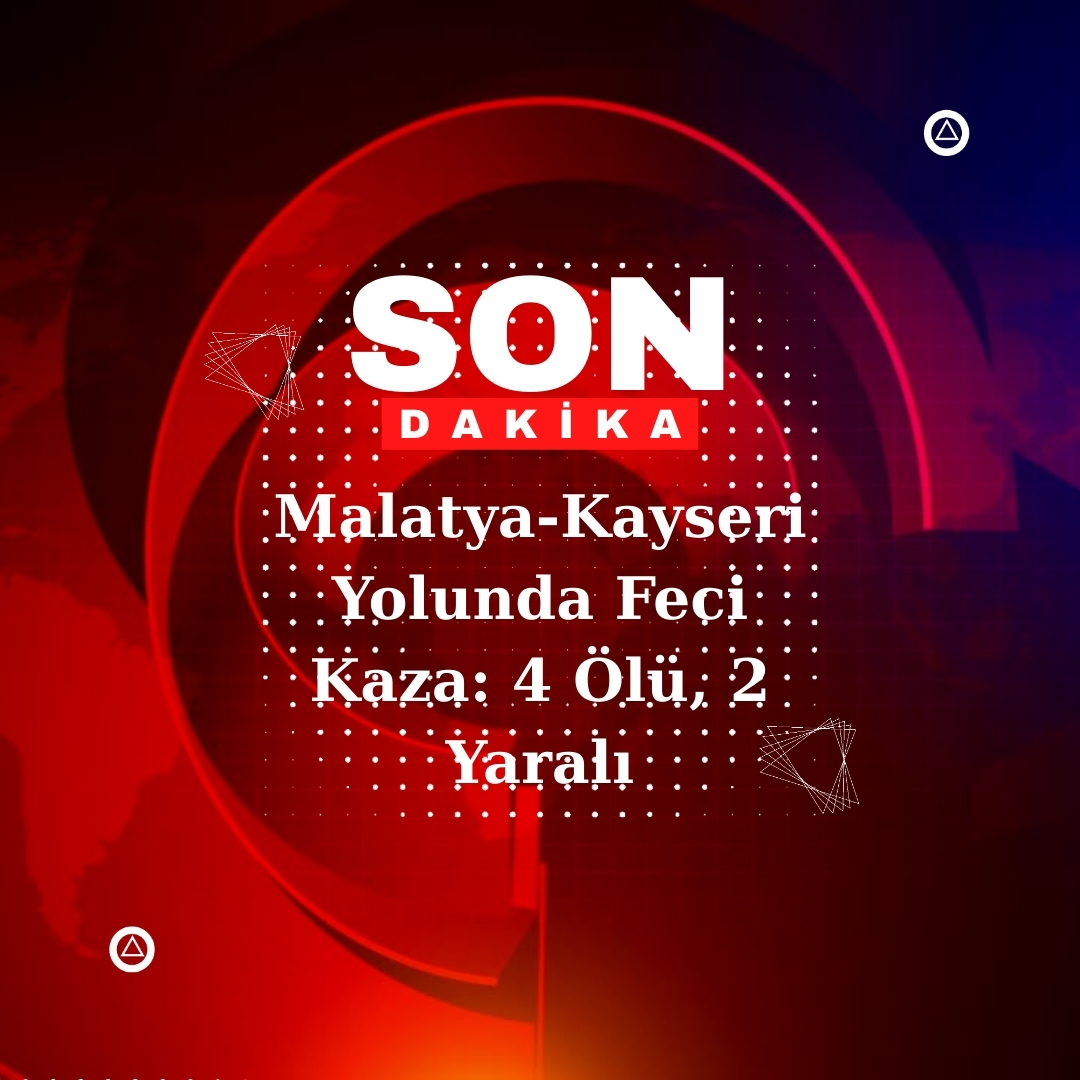 Malatya-Kayseri kara yolunun Akçadağ ilçesi mevkiinde meydana gelen kazada hafif