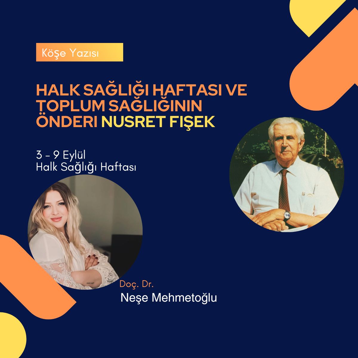 Halk Sağlığı Haftası, toplum sağlığını koruma ve geliştirme çabalarına dikkat