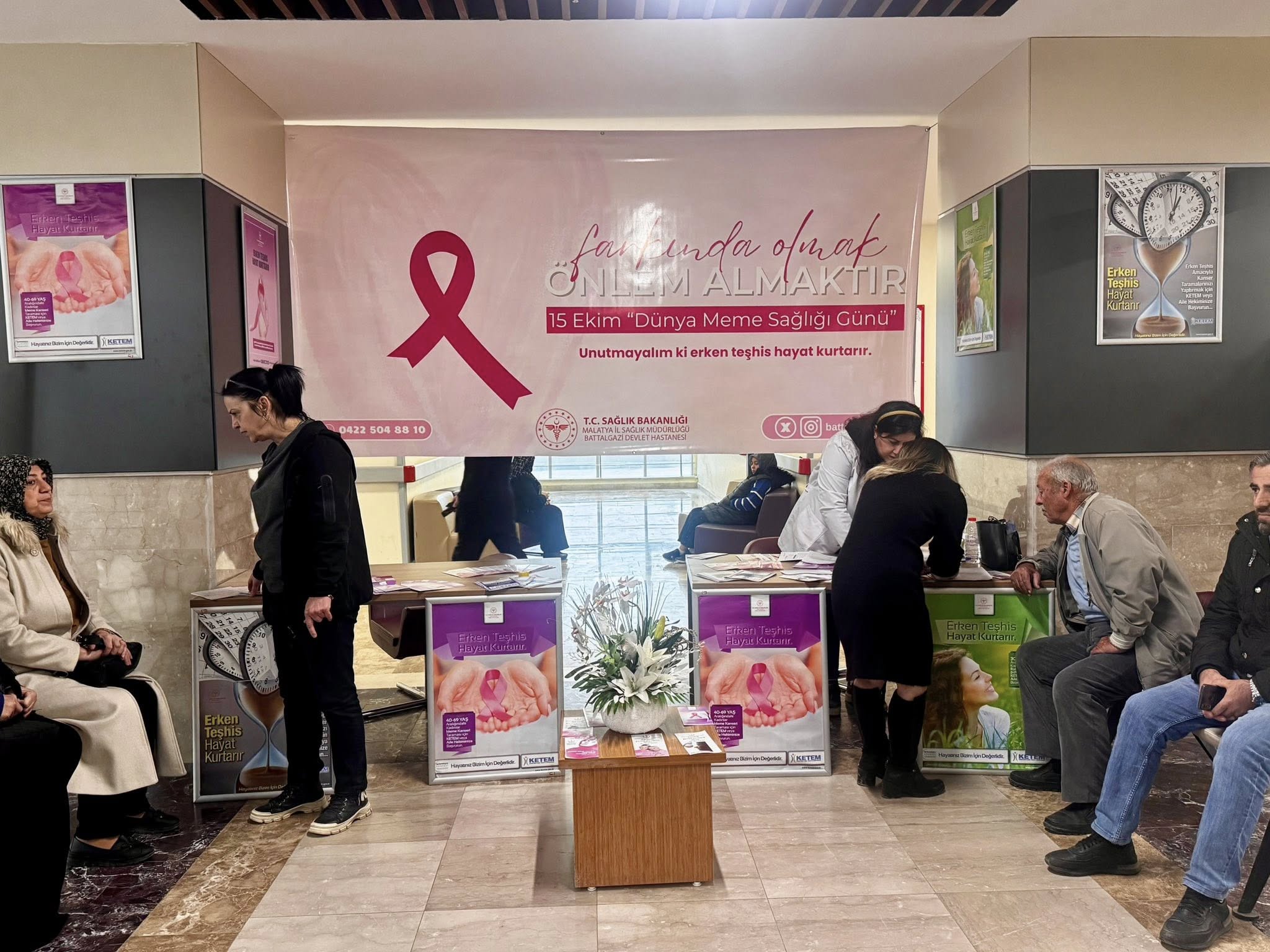 Battalgazi İlçe Sağlık Müdürlüğü KETEM birimi tarafından Battalgazi Devlet Hastanesi