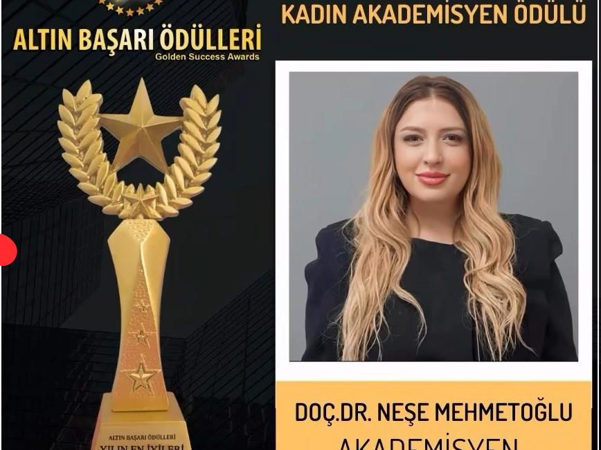 Altın Başarı Ödülleri töreninde, Doç. Dr. Neşe Mehmetoğlu, “Sağlık Alanında