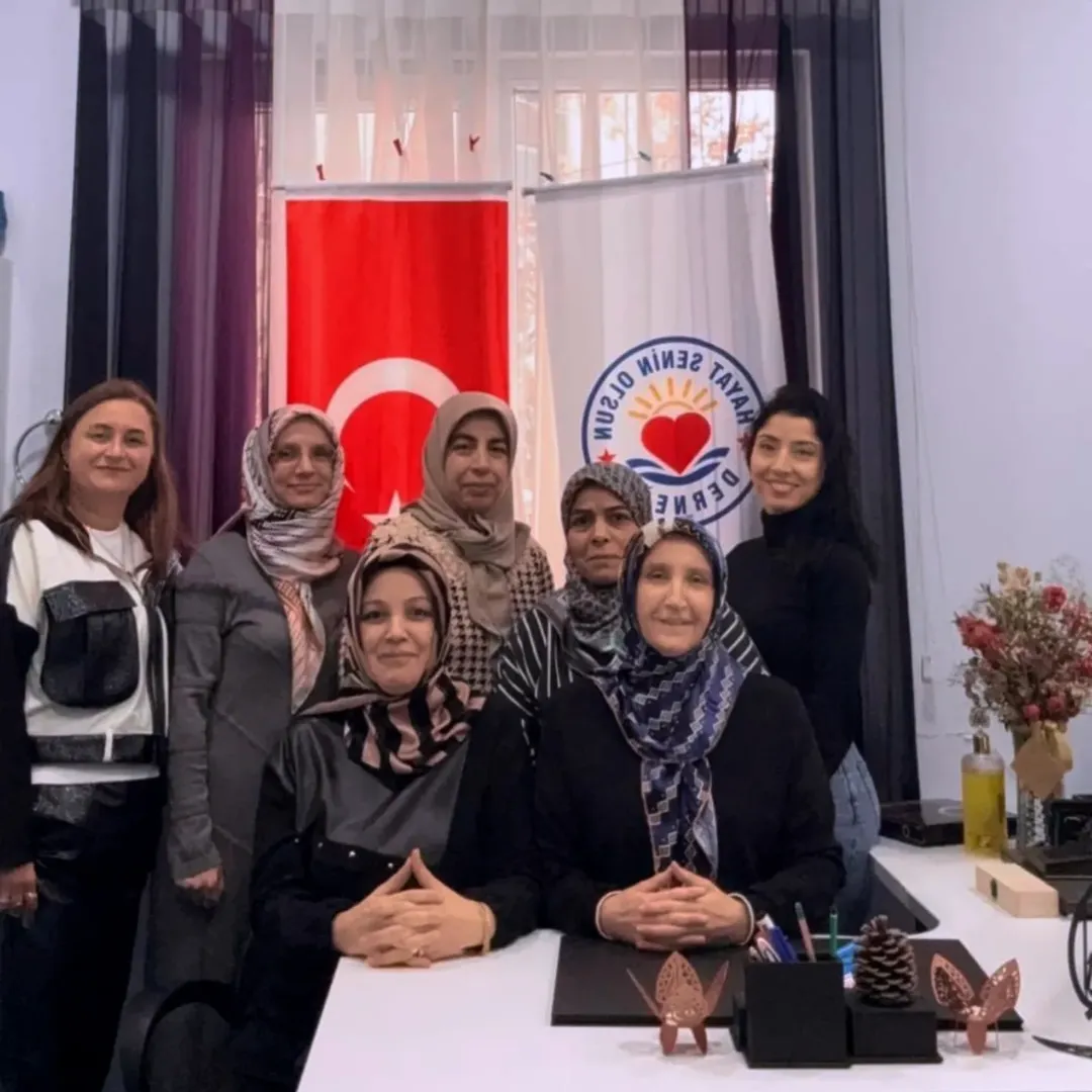 Hayat Senin Olsun Derneği Başkanı Derya Bozdemir, kadın iş birliği