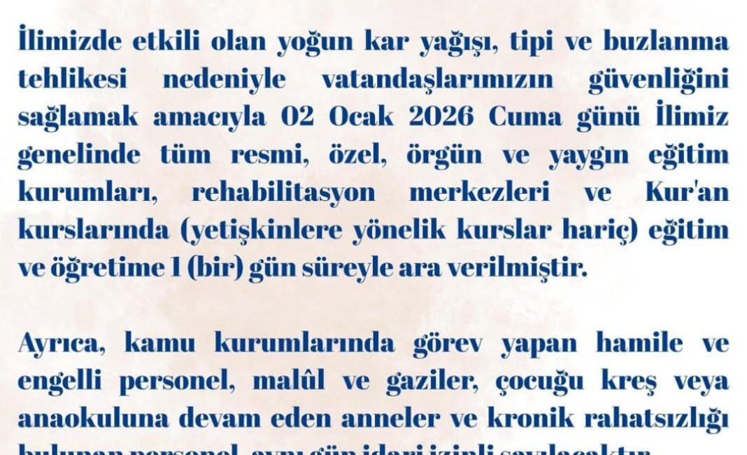 Malatya genelinde etkili olan yoğun kar yağışı, tipi ve buzlanma