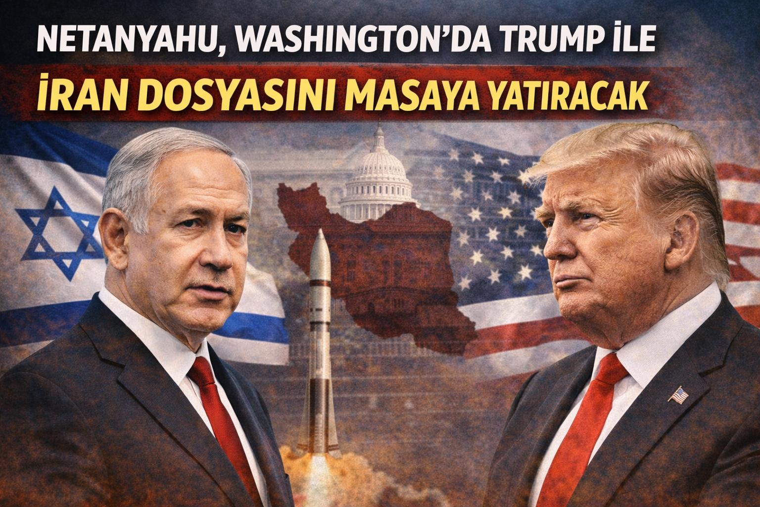 İsrail Başbakanı Binyamin Netanyahu’nun, gelecek hafta ABD’nin başkenti Washington’a resmi