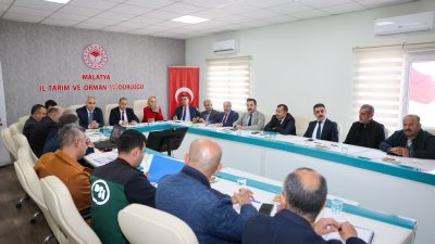 Malatya’da 2026 yılı tarımsal sulama planı masaya yatırıldı. Kuraklıkla mücadele,