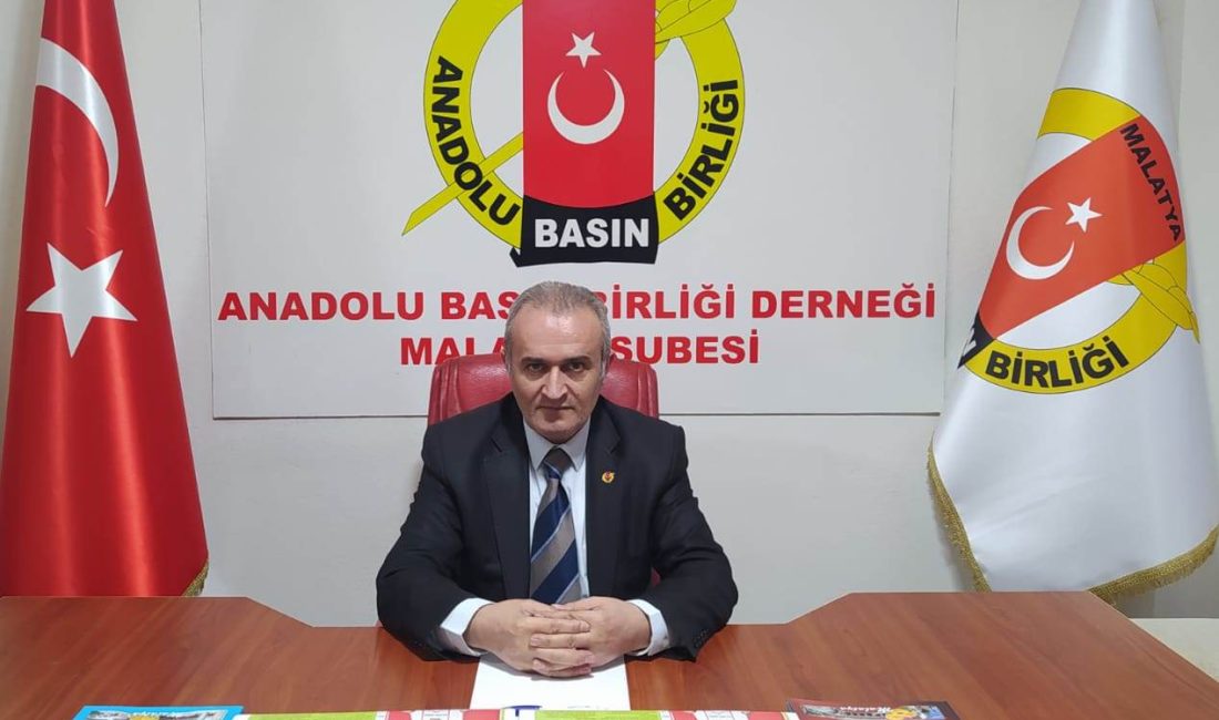 Anadolu Basın Birliği Derneği Malatya Şube Başkanı Zeki Dağ, Malatya’nın