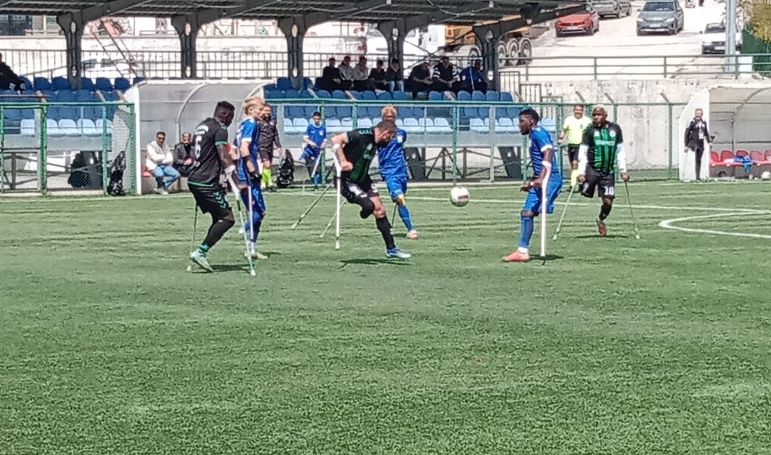 Ampute Futbol Türkiye Kupası çeyrek finalinde Pendik Belediye’yi 3-1 mağlup