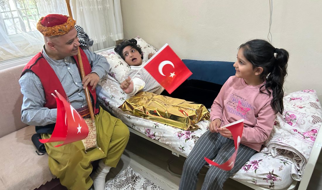 Malatya’da tiyatro sanatçısı Ömer Konakçı, 23 Nisan Ulusal Egemenlik ve