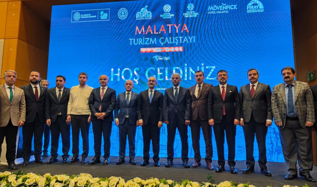 Malatya’da düzenlenen Turizm Çalıştayı’nda, kentin deprem sonrası yeniden yapılanma süreciyle
