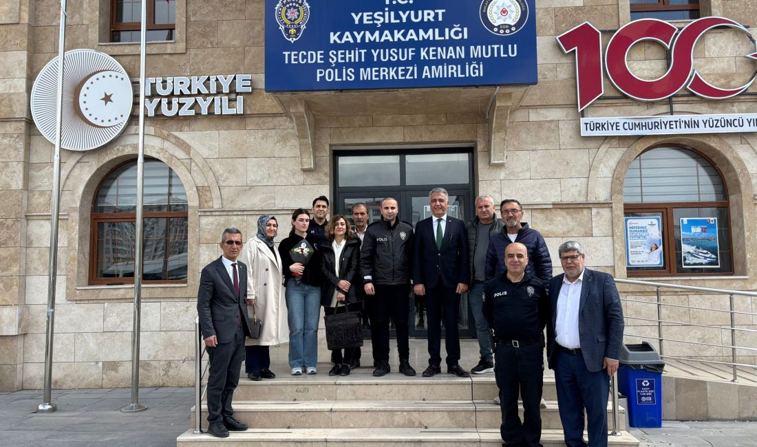 İYİ Parti Yeşilyurt İlçe Başkanlığı, Polis Haftası dolayısıyla Tecde Şehit