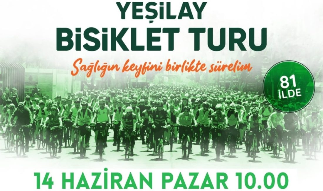 13. Geleneksel Yeşilay Bisiklet Turu 14 Haziran’da Düzenlenecek Yeşilyurt Belediyesi ve Yeşilay tarafından ortaklaşa organize edilen 13. Geleneksel