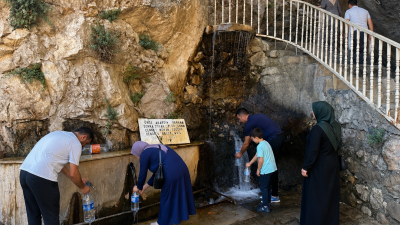 Darende’de bulunan Ilıca Ziyaret Piknik Alanı, doğal güzellikleri, serin pınar