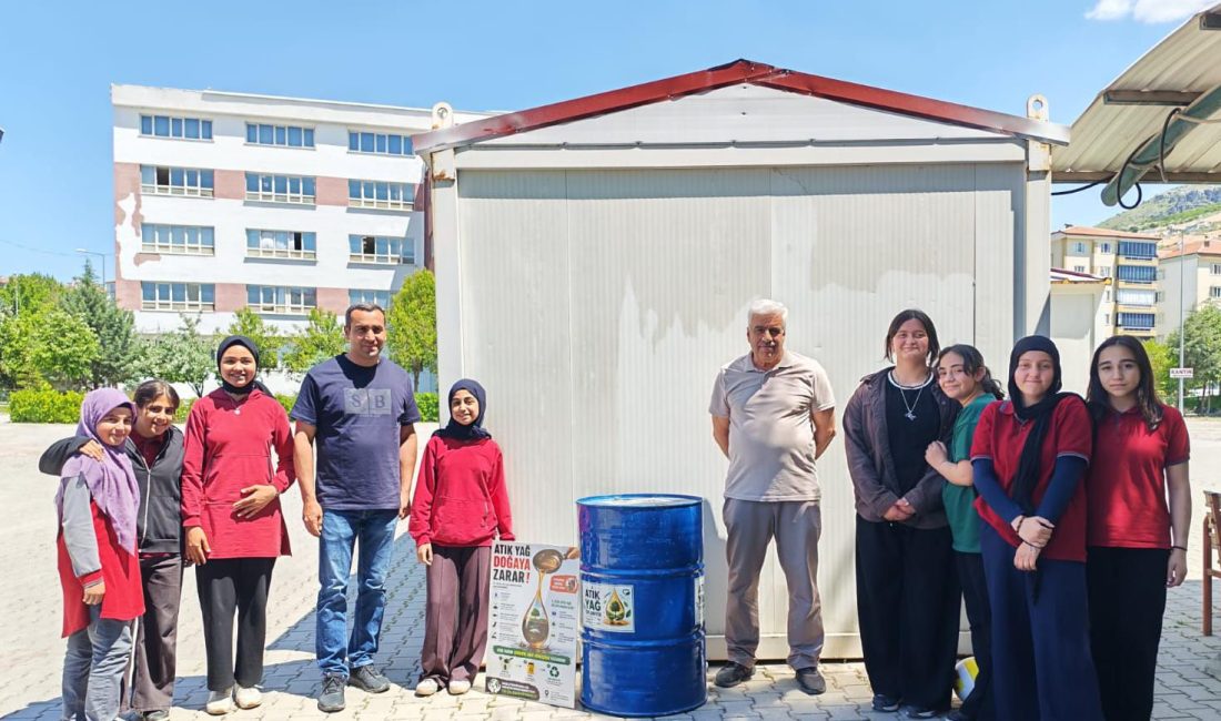 Malatya Hacı Avni Kız Anadolu İmam Hatip Lisesi’nde kurulan Atık